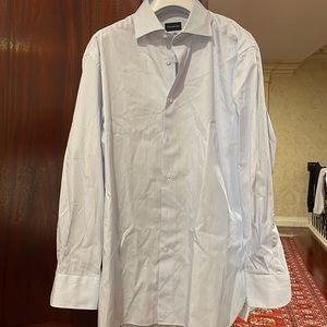 Zegna dress shirt 👔 light blue